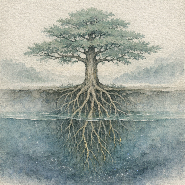 갑자일주 성격과 인생 흐름을 물상으로 표현한 이미지