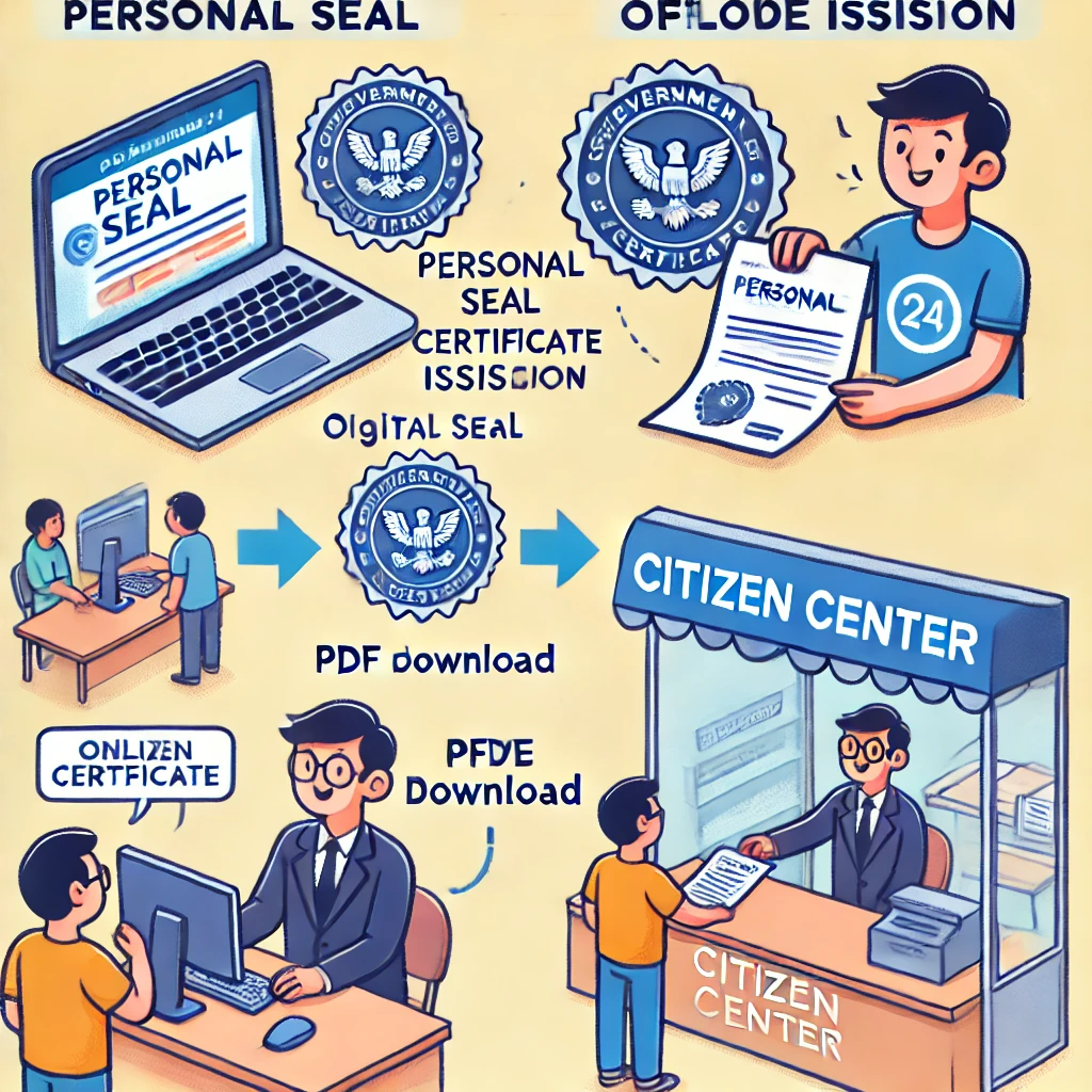 개인인감증명서-발급-온라인-오프라인-발급방법
