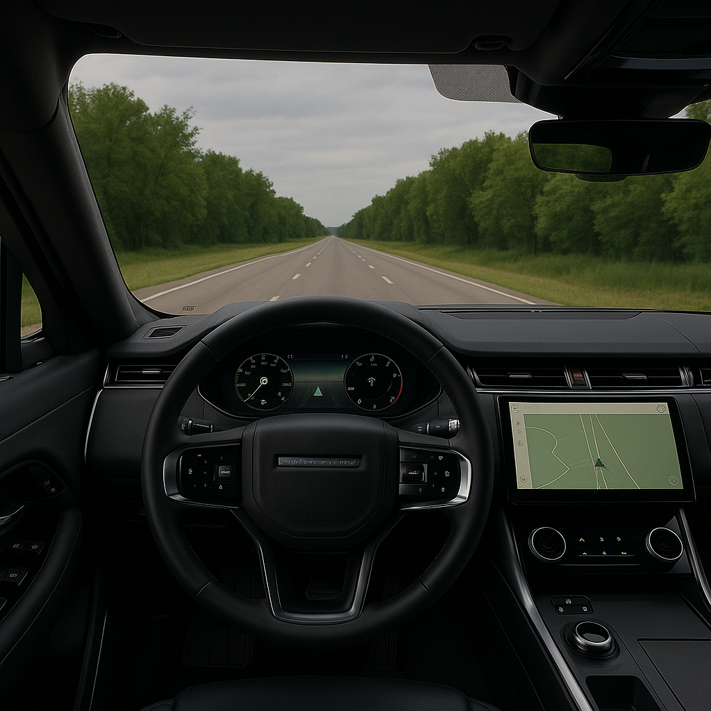 운전석에서 본 전방 시야