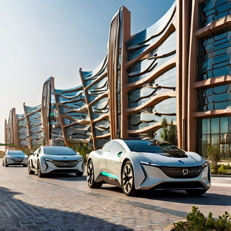 아부다비 명소 마스다르 시티를 형상화한 이미지