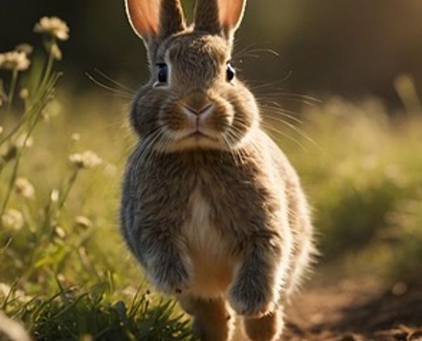 AI가 생성한 이비지 토끼