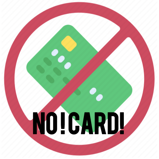 카드 사용 불가
