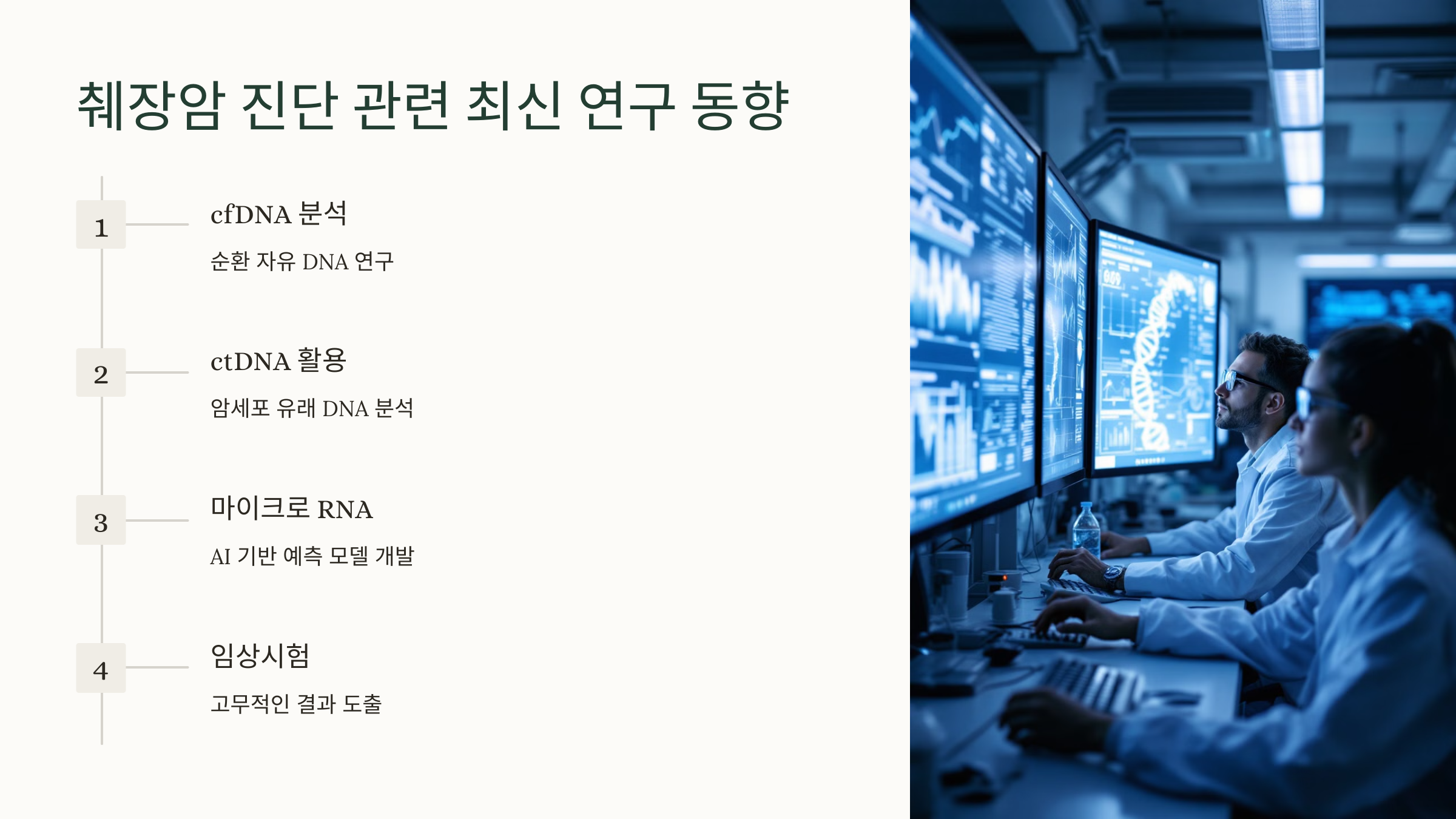 췌장암 진단 관련 최신 연구 동향