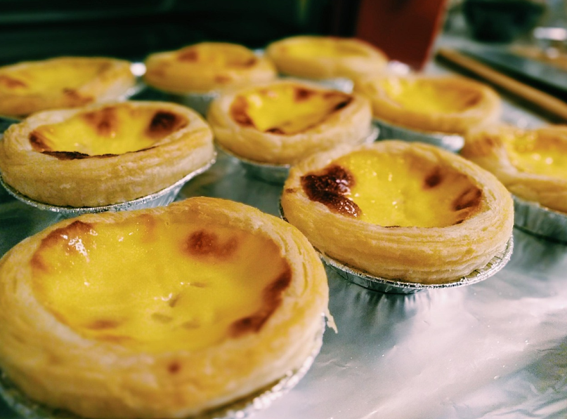 홍콩 대표 디저트 에그타르트 사진