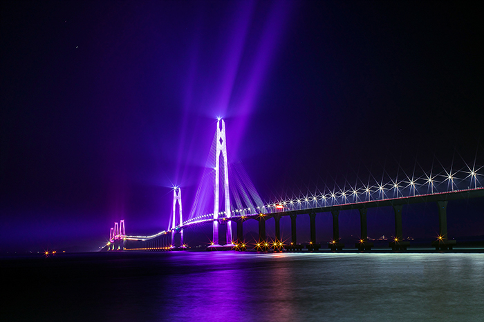 신안 천사대교 야경
