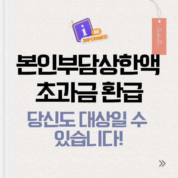 본인부담상한액 초과금 환급