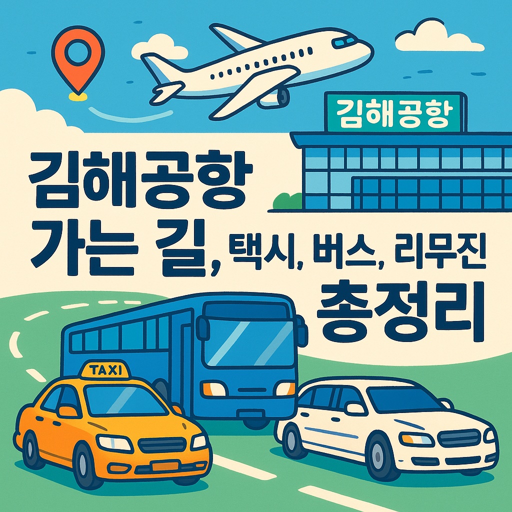 김해공항 가는 길 정리, 택시·버스·리무진 총정리