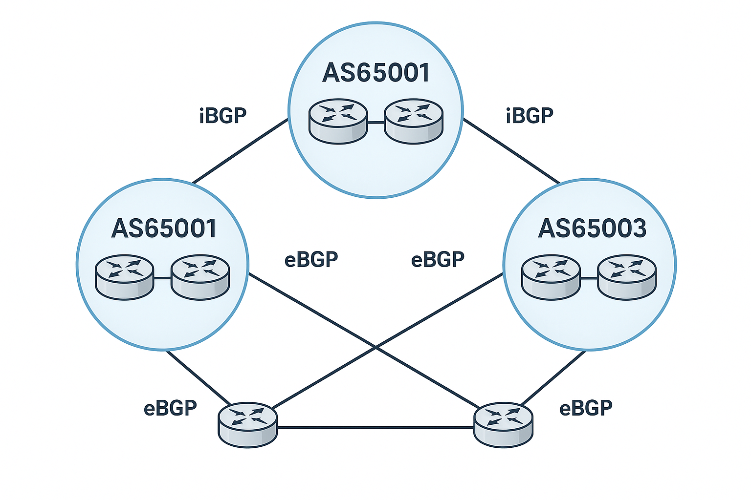 BGP 네트워크 구조도