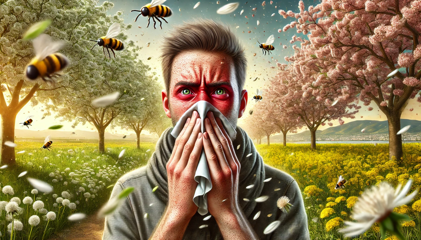 꽃가루 알러지에 관련된 사진