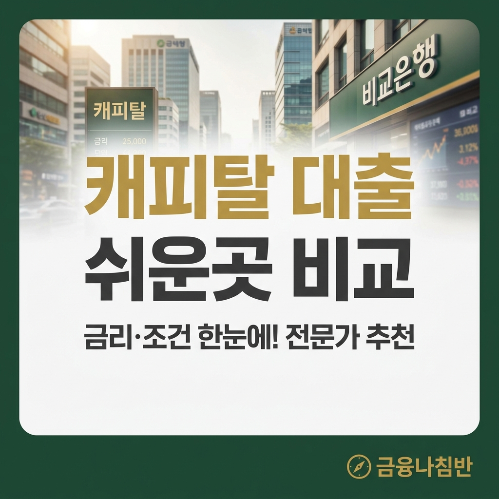 캐피탈 대출 쉬운곳 01