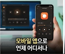 모바일 앱 어디서나 영상 감상 가능