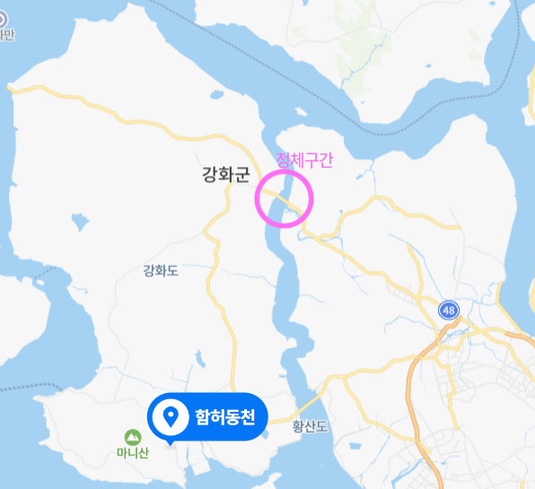 강화도 지도
