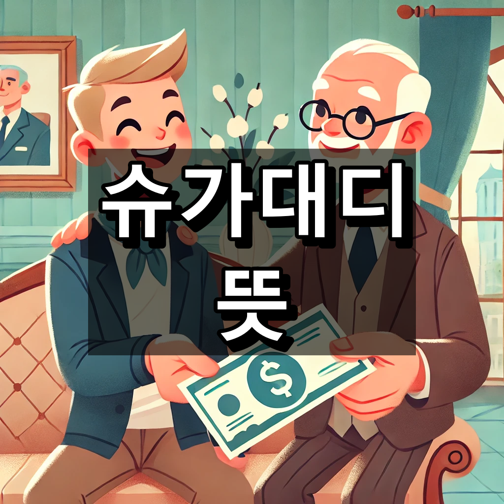 슈가대디 뜻 대표 이미지