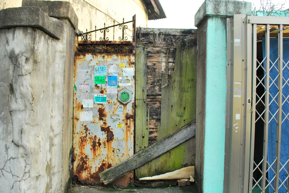 주례1동 주례시장 골목길