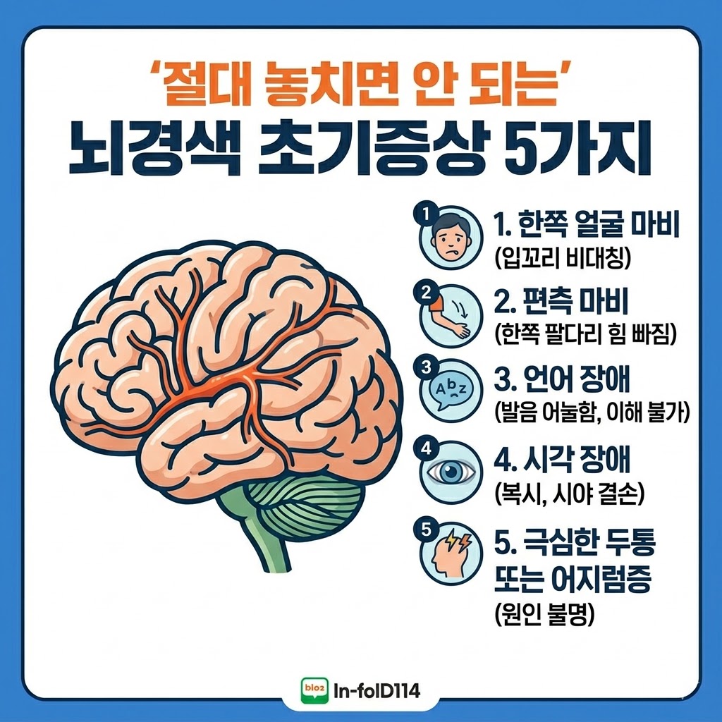 뇌경색 초기증상