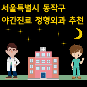 서울 동작구 정형외과 야간진료