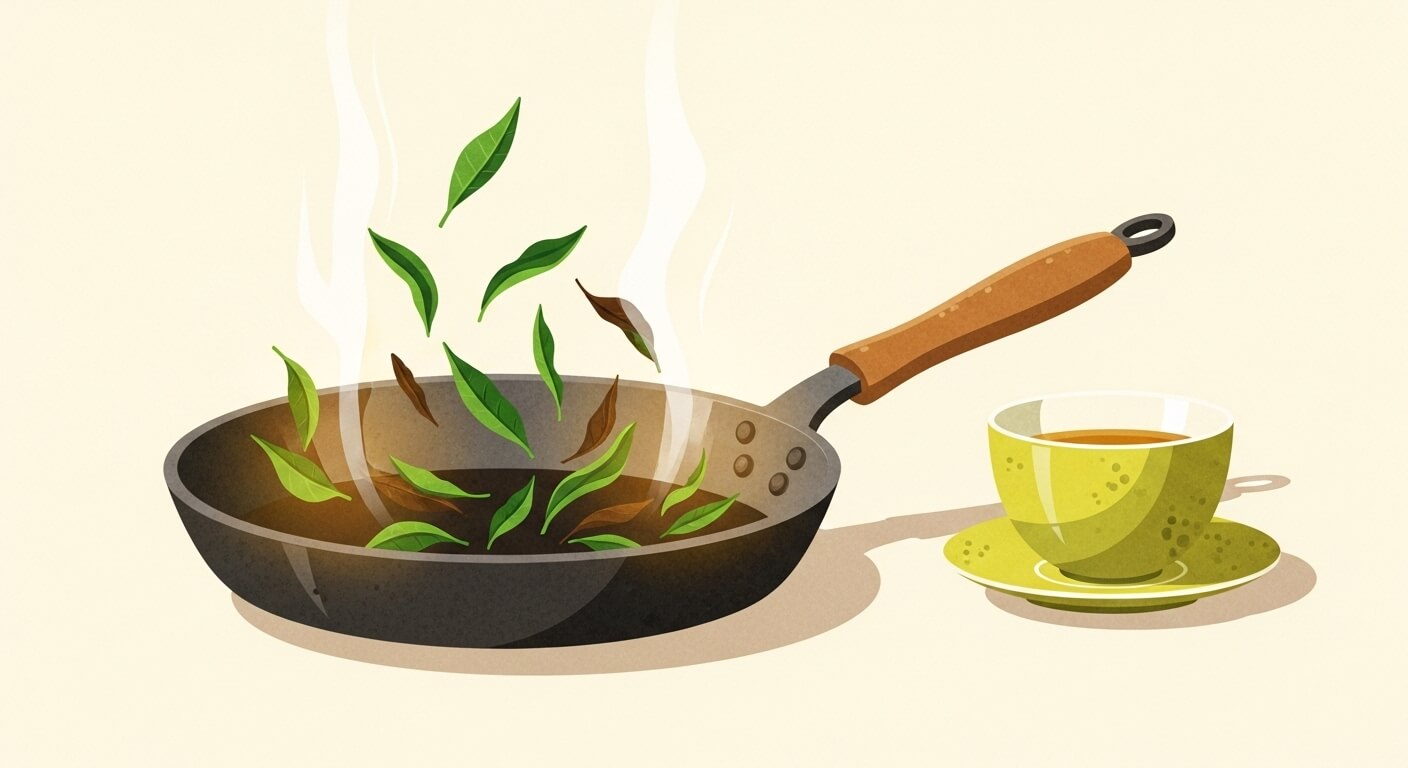 덖음 – 구수함과 부드러움이 조화를 이루는 한국·중국식 전통