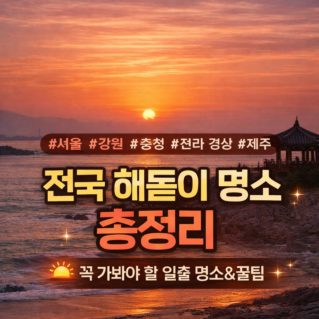 2026 전국 해돋이 명소 총정리