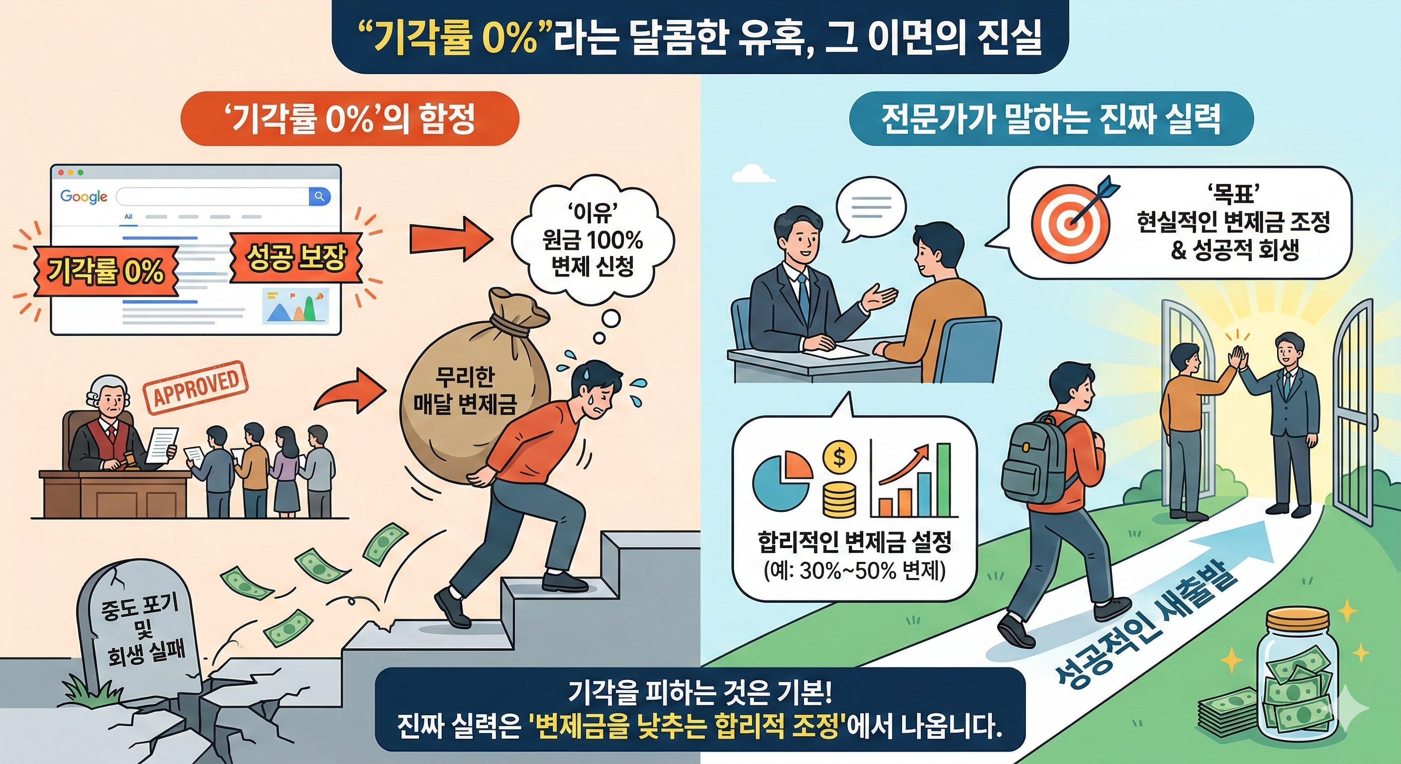 개인회생 기각 사유 BEST 4, "이것" 모르면 서류 준비 다 하고도 망합니다.