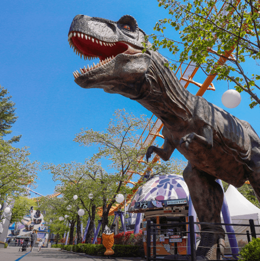 서울랜드-공룡-모형-이미지