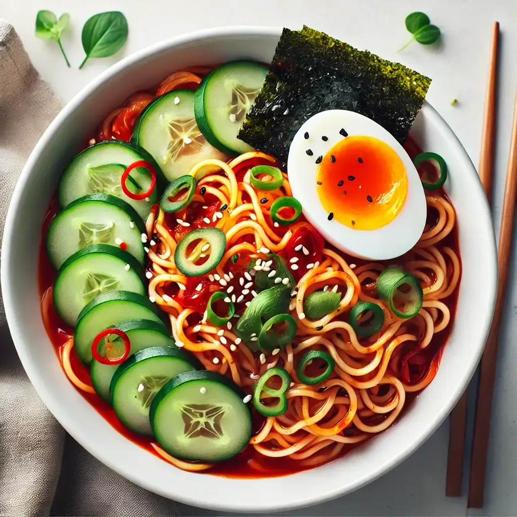 새콤한 비빔국수 한그릇