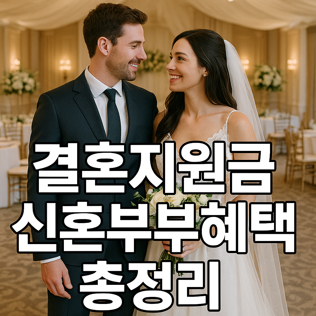 결혼지원금 신혼부부 혜택 총정리