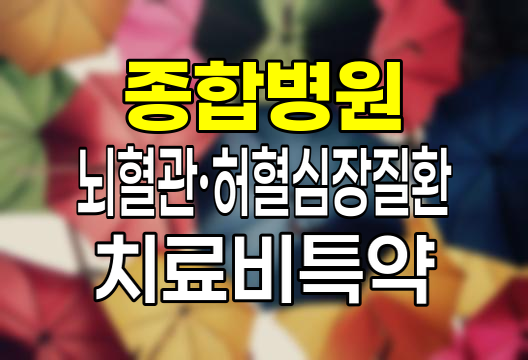 신한생명 종합병원뇌혈관·허혈심장질환주요치료비특약의 핵심 혜택