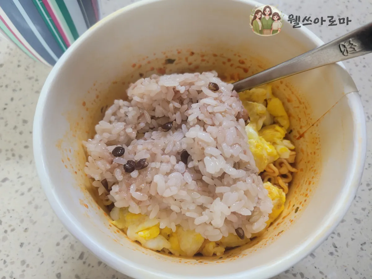 까르보불닭볶음면-밥도추가