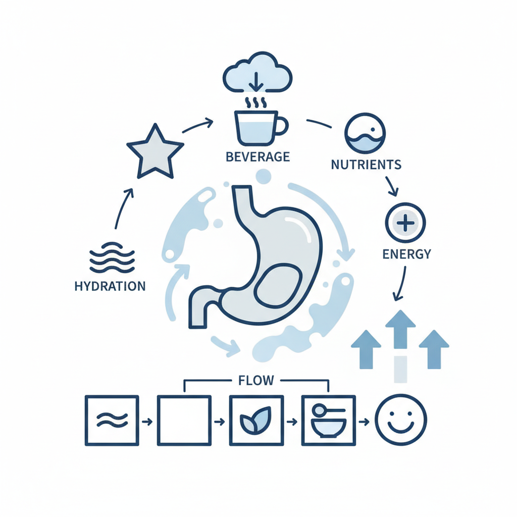 図2 食欲低下時における飲料栄養補給の実践的戦略に関する統計・生理メカニズム・対策を示す政策リポート用インフォグラフィック