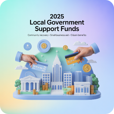 2025년 지자체 지원금(지역 지원금) 이미지