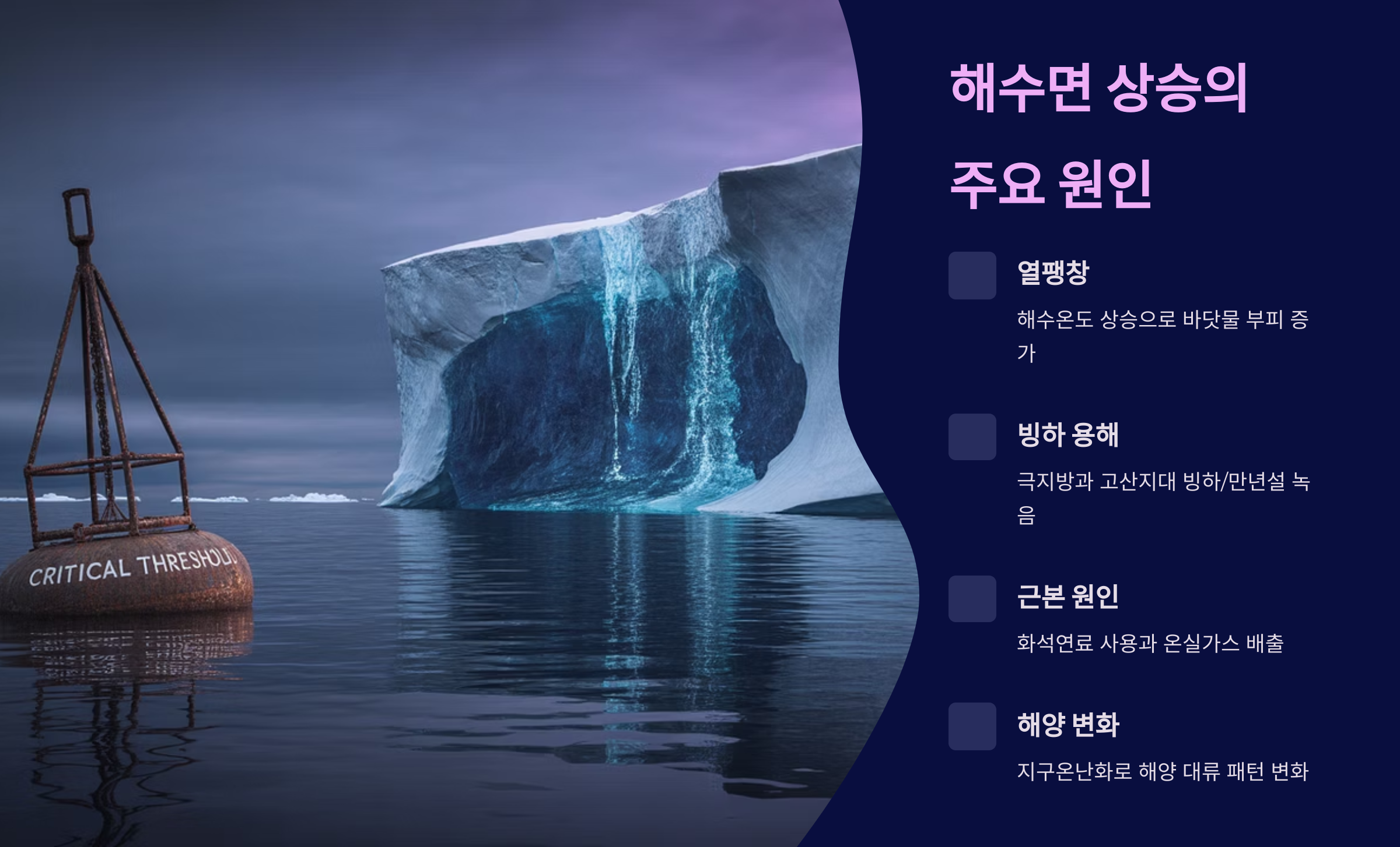 해수면 상승 원인