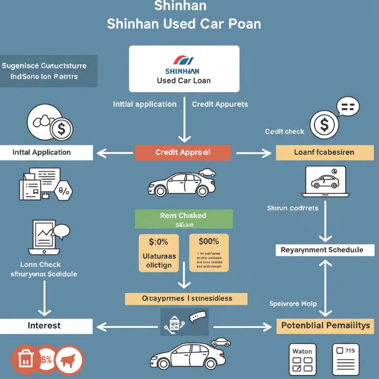 신한마이카 중고차 대출 기본 구조