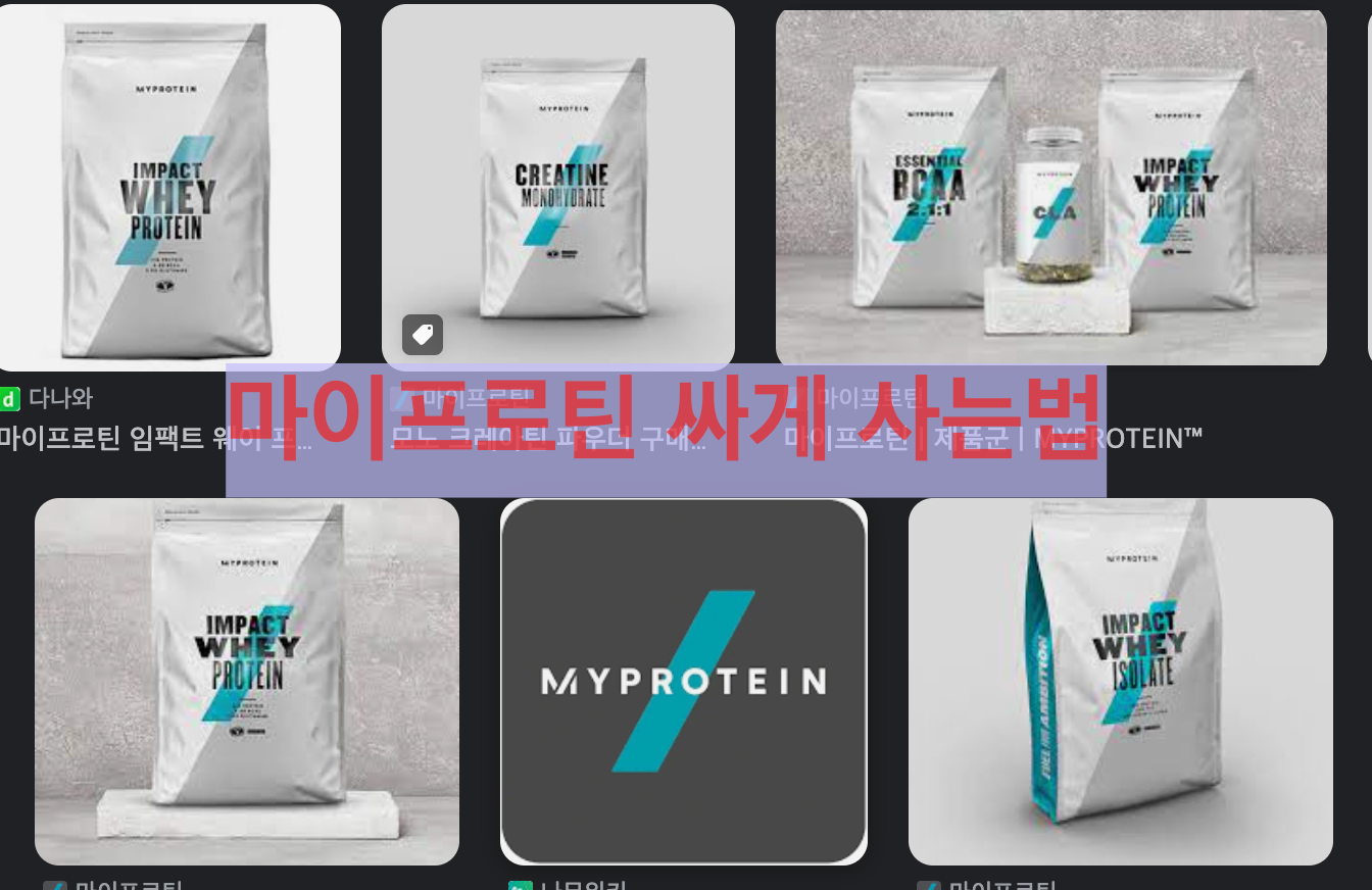 마이프로틴 싸게 사는법