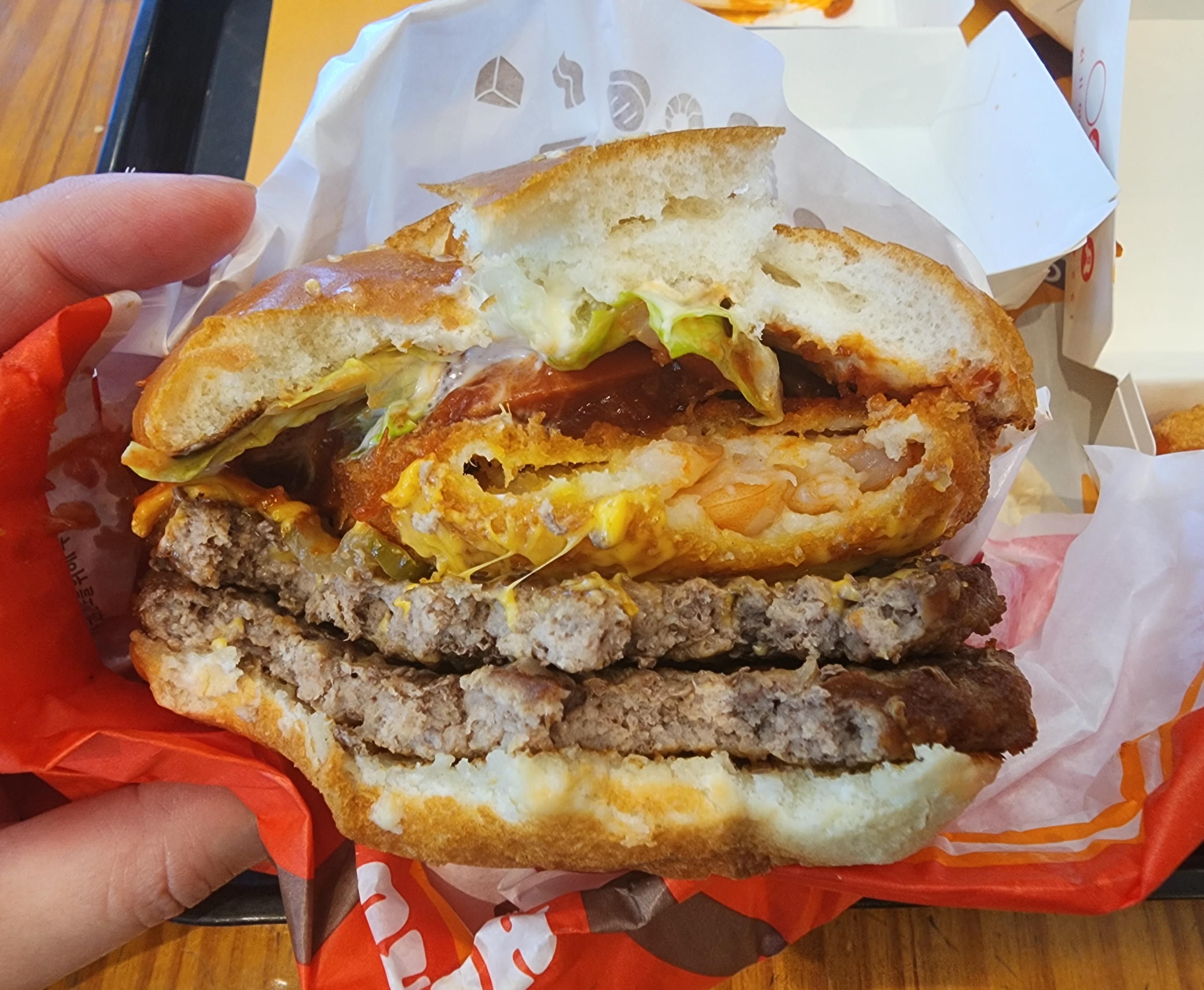 버거킹불끈버거맥시멈더블