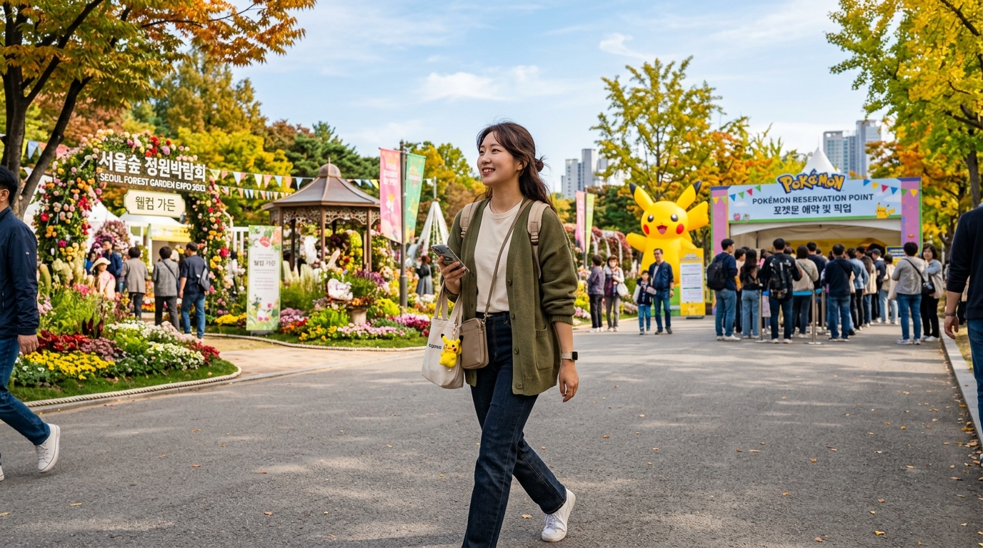 서울숲 포켓몬 시크릿 포레스트 + 서울국제정원박람회