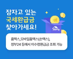 국세환급금 찾기