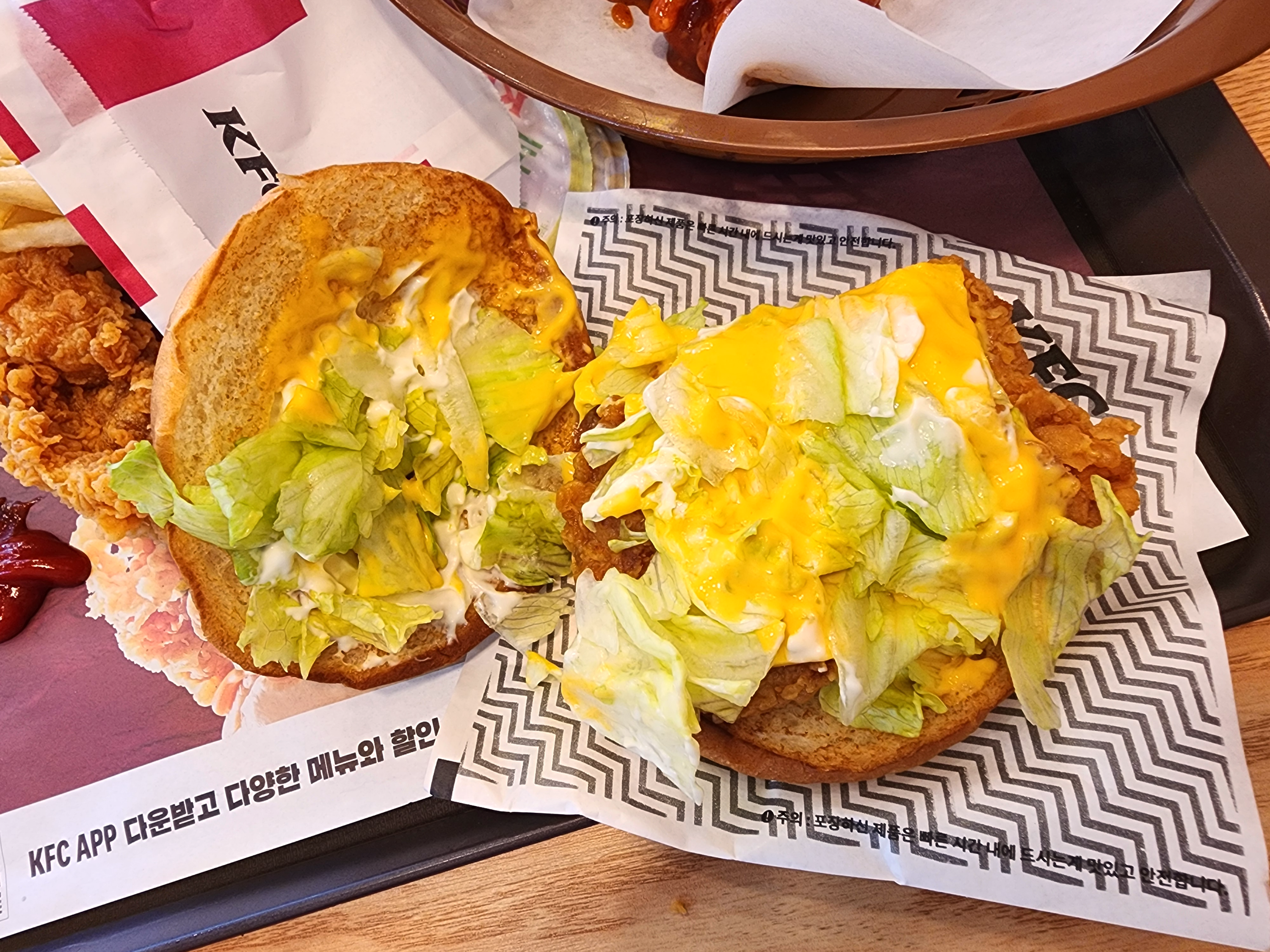 치즈징거통다리