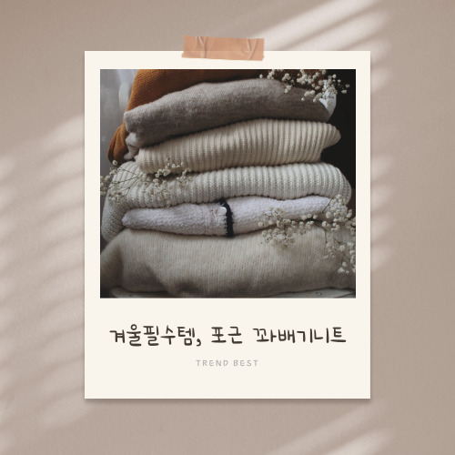 겨울 필수템, 포근 꽈배기 니트 추천 BEST 10