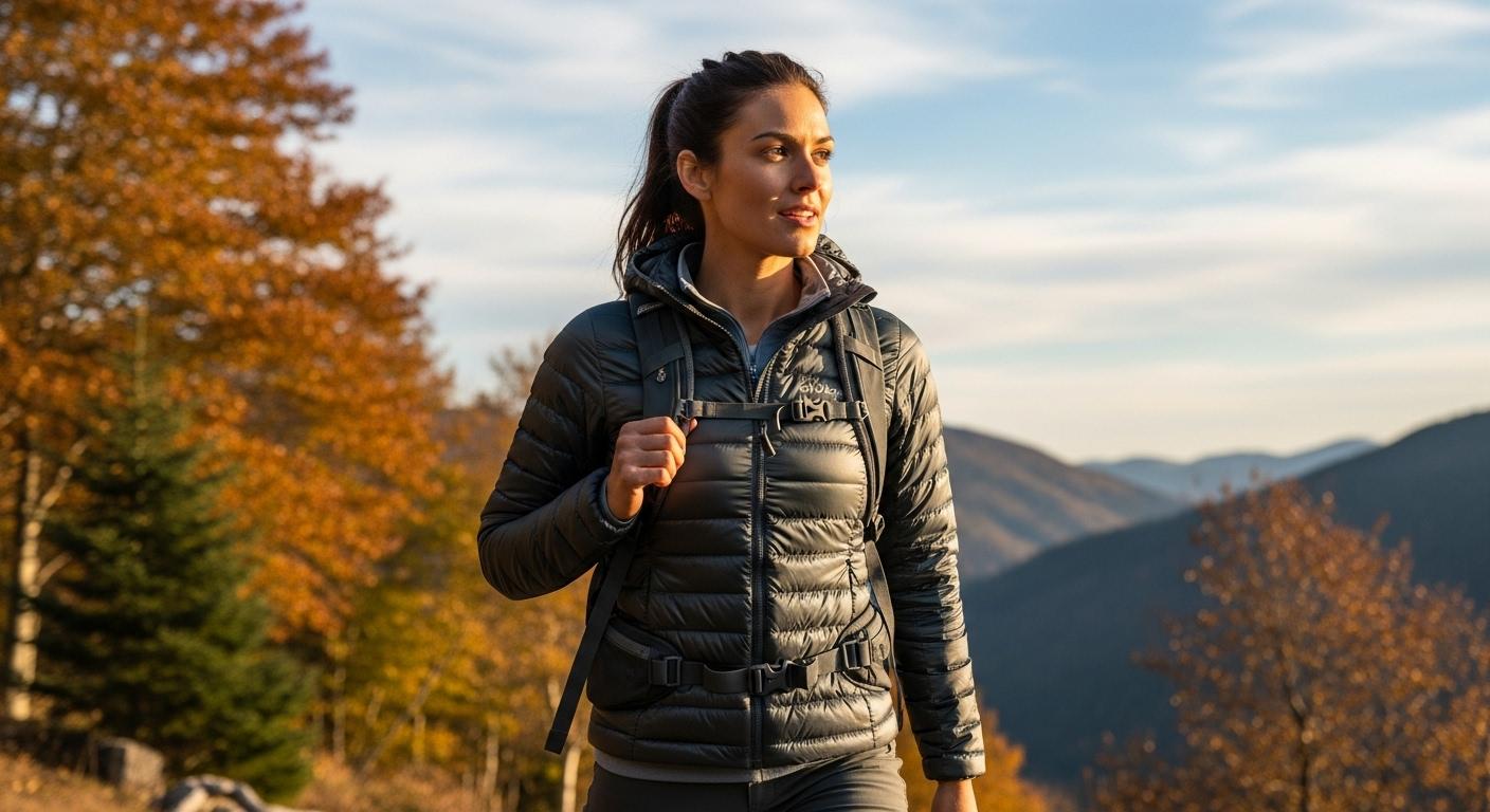 아이더 경량패딩 여성