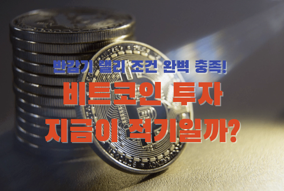 비트코인 쌓여있는 사진