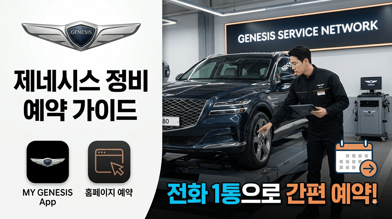 제네시스 서비스센터 정비예약