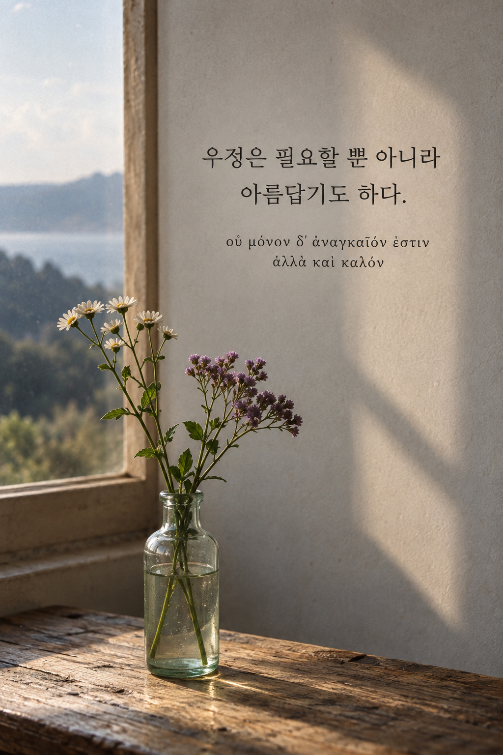 아리스토텔레스 명언 25 — 우정은 필요할 뿐 아니라 아름답기도 하다. — 아날로그 필름
