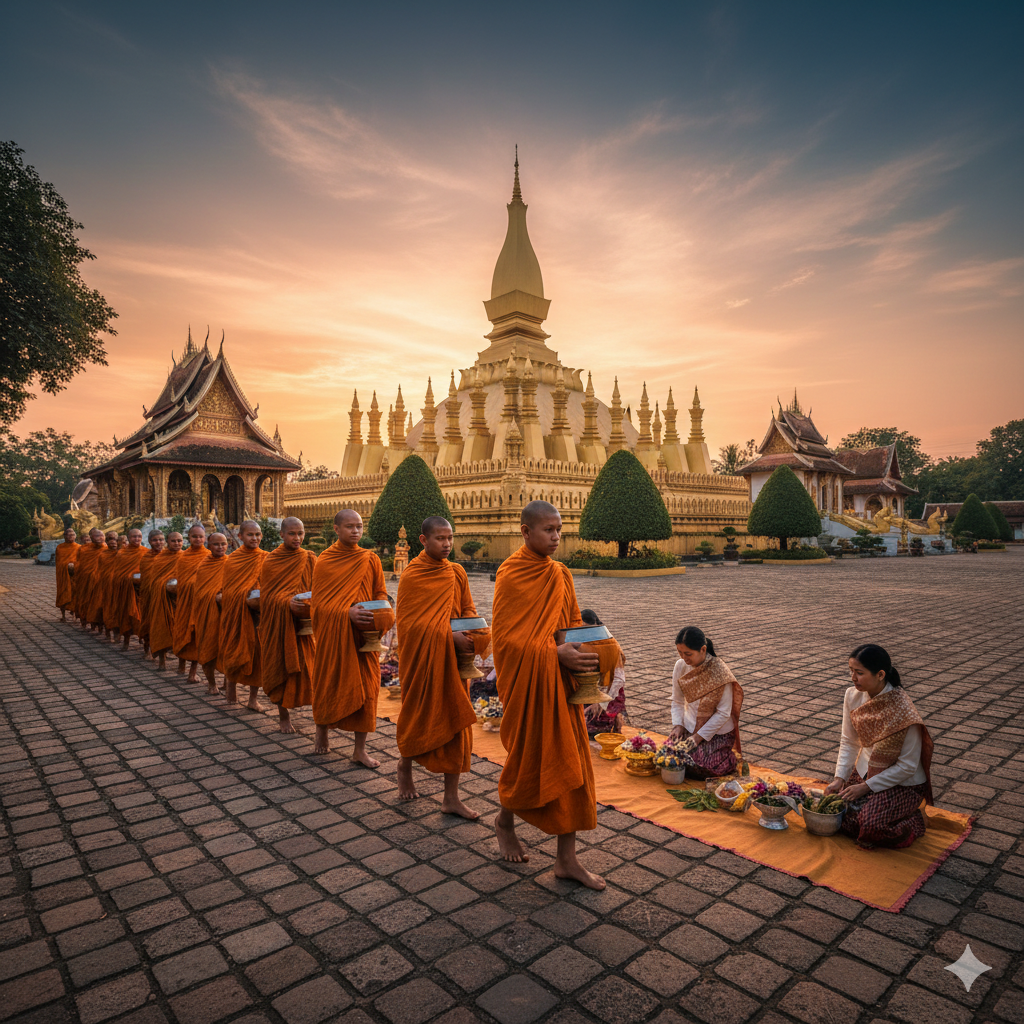 라오스 전통문화를 볼수있는 비엔티안