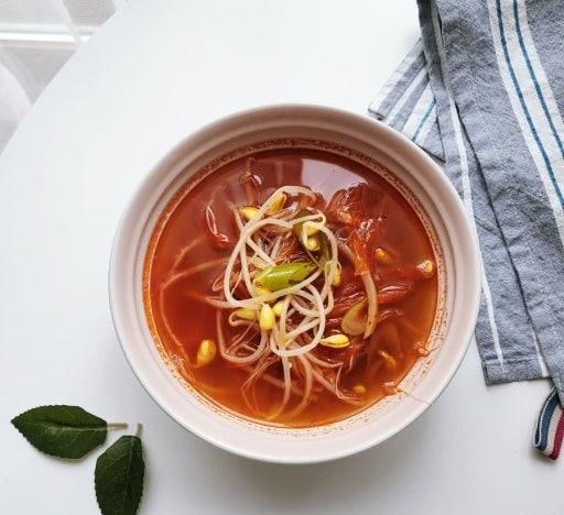 김치콩나물국
