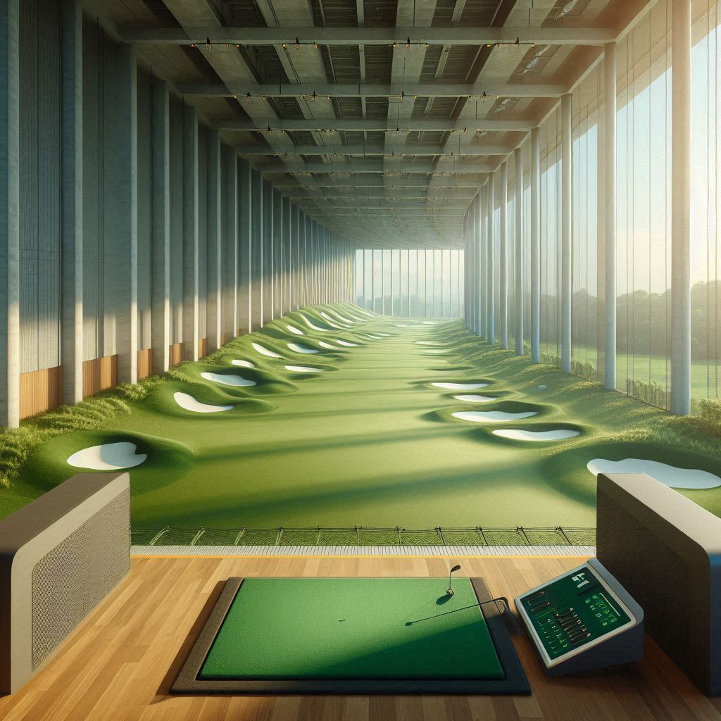 실외골프연습장 배경