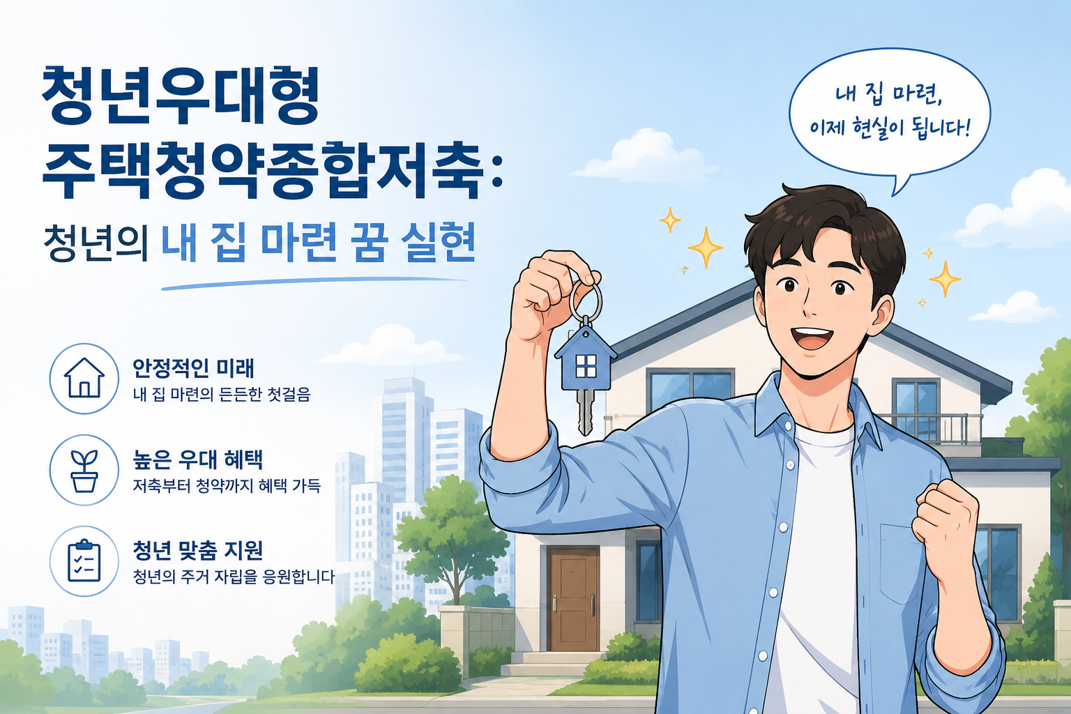 청년의 내 집 마련 꿈 실현 청년우대형 주택청약종합저축 가이드