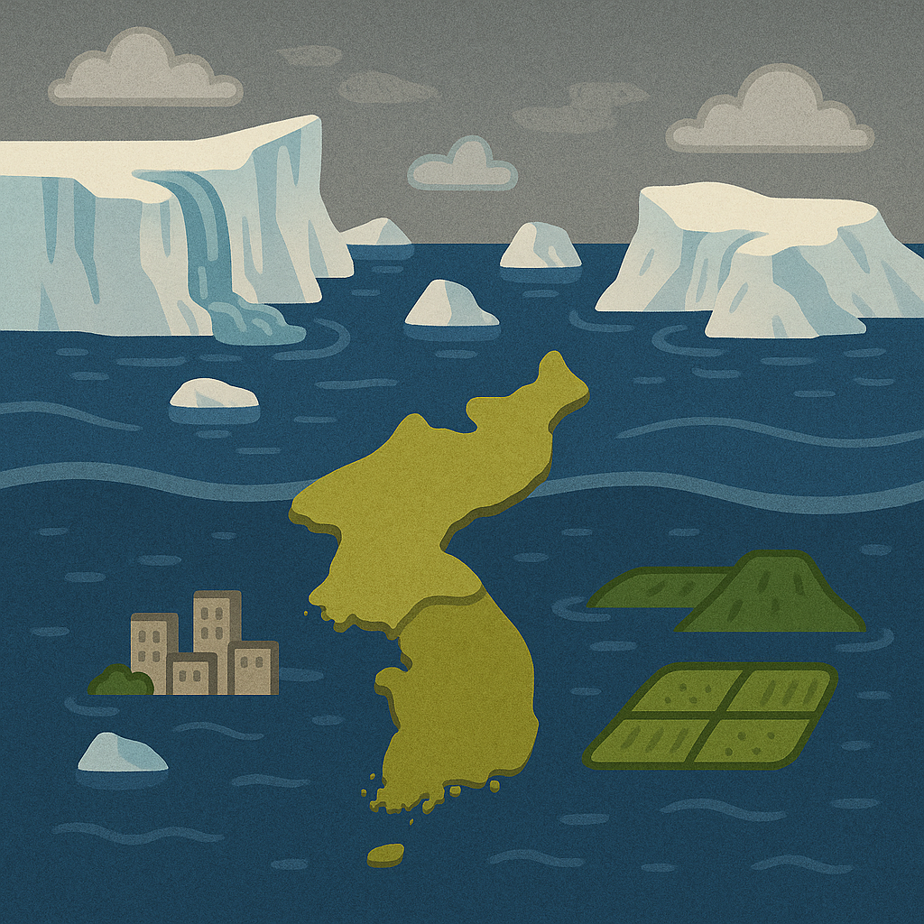 사라지는 빙하, 한반도에 미치는 영향