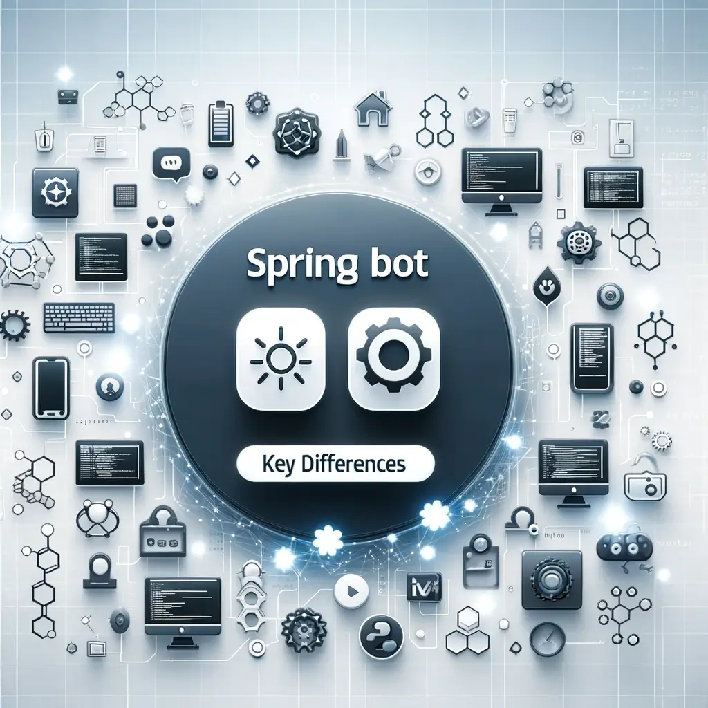 스프링 스프링부트 차이