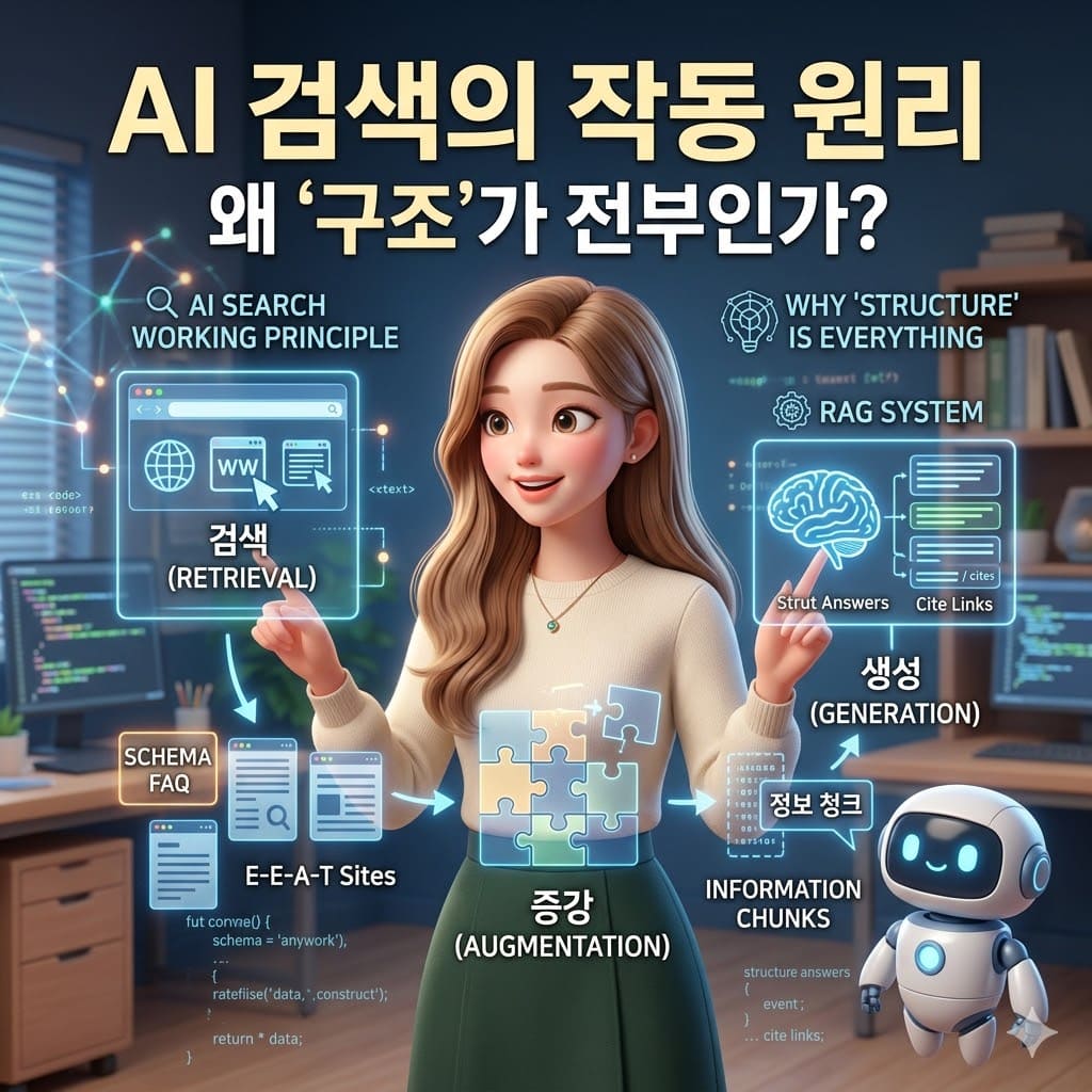 AI 검색의 작동 원리 &mdash; 왜 '구조'가 전부인가?