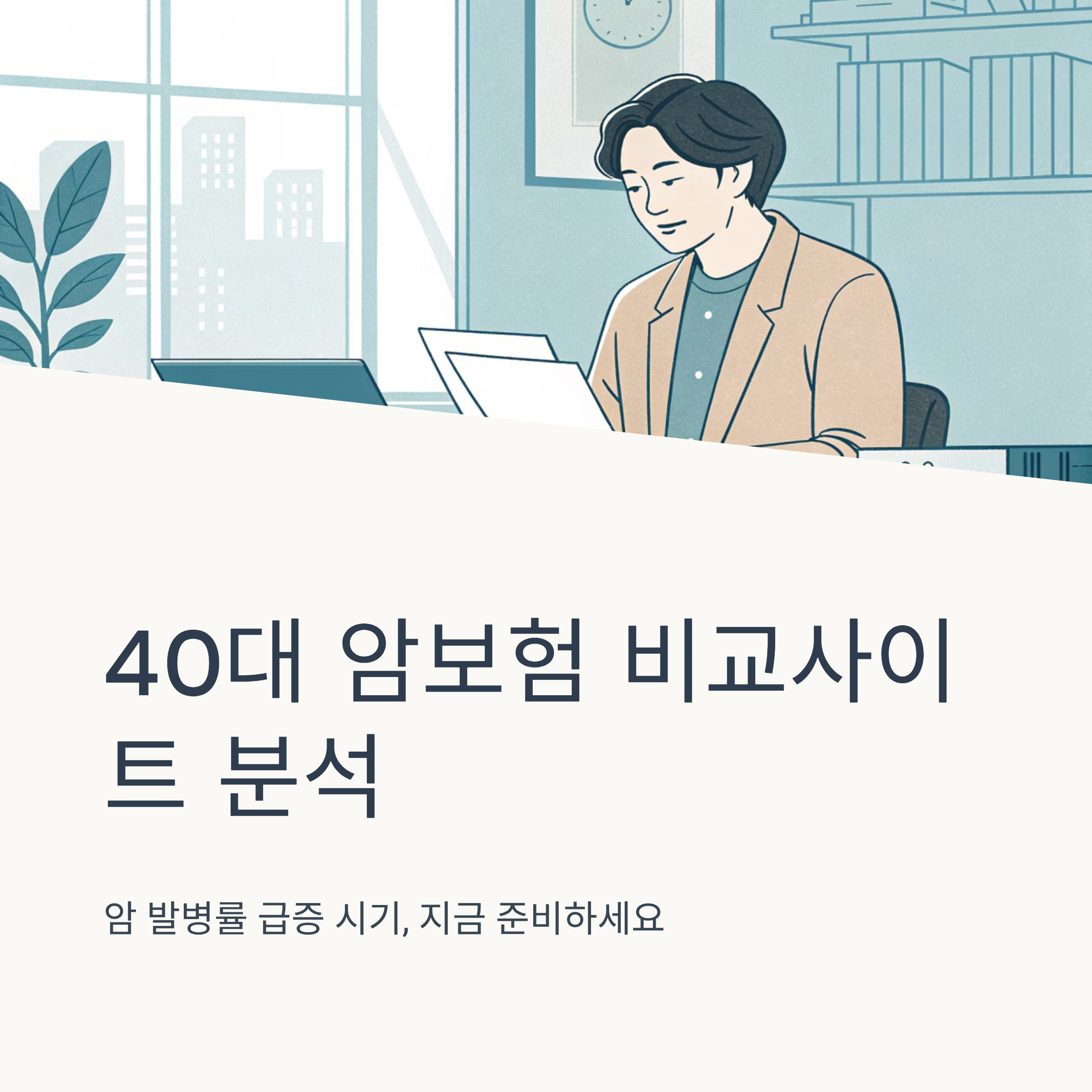 40대 암보험 비교사이트 분석